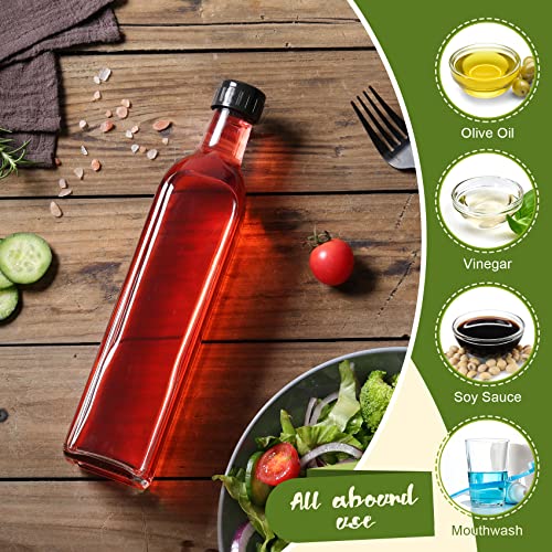 Olive Oil Dispenser 17 Oz And Oil Sprayer Bottle For Cooking Set - Oil And Vinegar Cruet Bottle Set For Kitchen - Glass Container With Drip-Free Stainless Steel Spout - Oil Mister For Air Fryer, Salad #TOP5