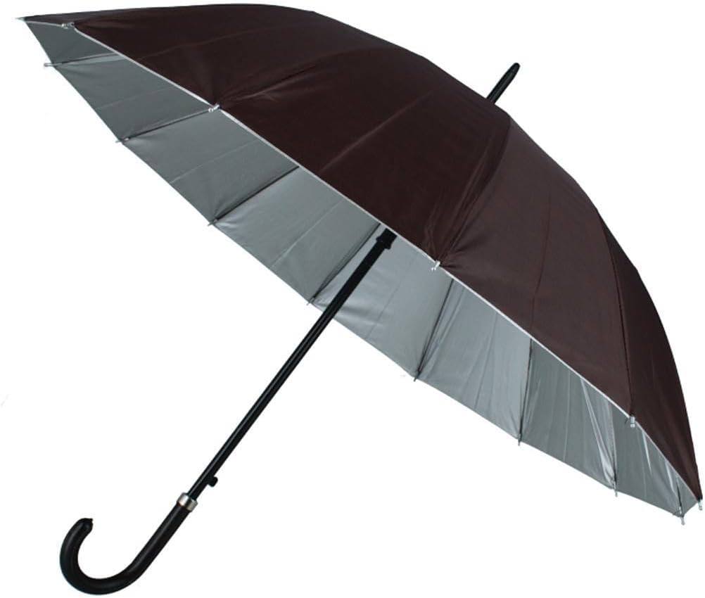 CTM Adult Sleek Solid Color Stick Umbrella