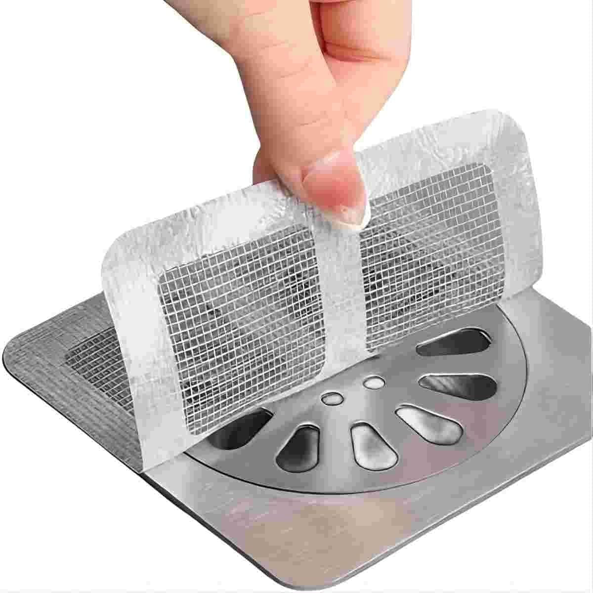 Tilak Venture® 5 Pcs Kitchen Sink Strainer Disposable Hair Catcher Shower Drain Mesh Stickers, Cuttable PVC Mesh, DIY Shower Drain Cover Hair Catcher (Sink Drain Mesh Sticker) (B0D7WCD6CQ) Amazon Price History, Amazon Price Tracker