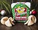 Christmas Fortune Cookies In A Gift Box | Christmas Stocking Stuffer | Food Gift | 8 Individually Wrapped Cookies