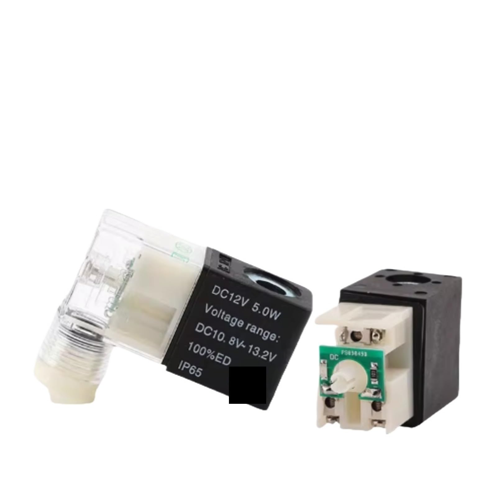 1pcs Electromagnetic Valve AC220V Coil 4V210-08 Valve Head 4V310 Pure Copper 4v410 with Light DC24V 12V 3V4V