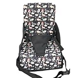 Sitzerhöhung Für Kleinkinder – Weiche Schaumstoff-Essstuhlauflage, Tragbare Sitzlösung Für Kleinkinder, Verstellbare, Mit Schnallen Gesicherte Unterstützung, Ergonomisches Design, Bequeme Essunterstüt