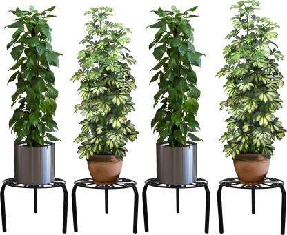 D&V ENGINEERING - Creative in innovation Metal Heavy Duty Planter Stand/Flower Pot Stand, Dia: 27cm, Height:20cm