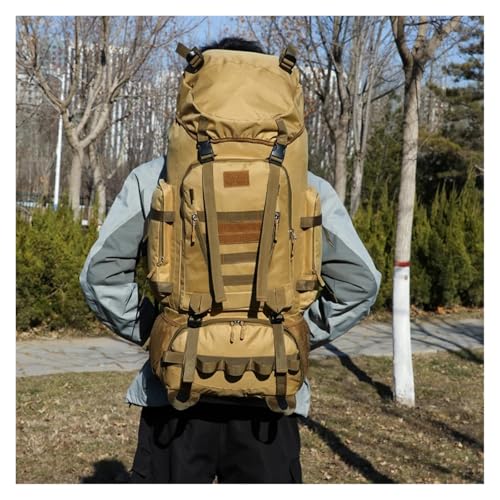 Sac à dos de randonnée 90L grand volume avec sangles tactiques de compression
