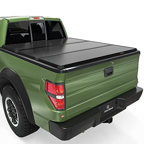 YITAMOTOR Hard Tri-Fold Truck Bed Tonneau Cover Compatible with 1999-2016 Ford F-250 F-350 F250 F350 Super Duty, Styleside 6.75 ft Bed