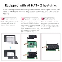 Yahboom Raspberry Pi 5 Official Kit HAT+2 Expansion Board Generative AI Acceleration Module Hailo-10H PCIe 8GB, 40 Tops, with Standard Heatsink, Compatible only with Pi 5 – Ansicht 7