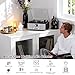 Bluetooth Vinyl Record Player with CD & Internet Radio, USB Recording, 3-Speed Belt-Drive Vintage Turntable with AUX/RCA, Tone Control & Remote Control, Retro Black Audio System for Home & Gift Use