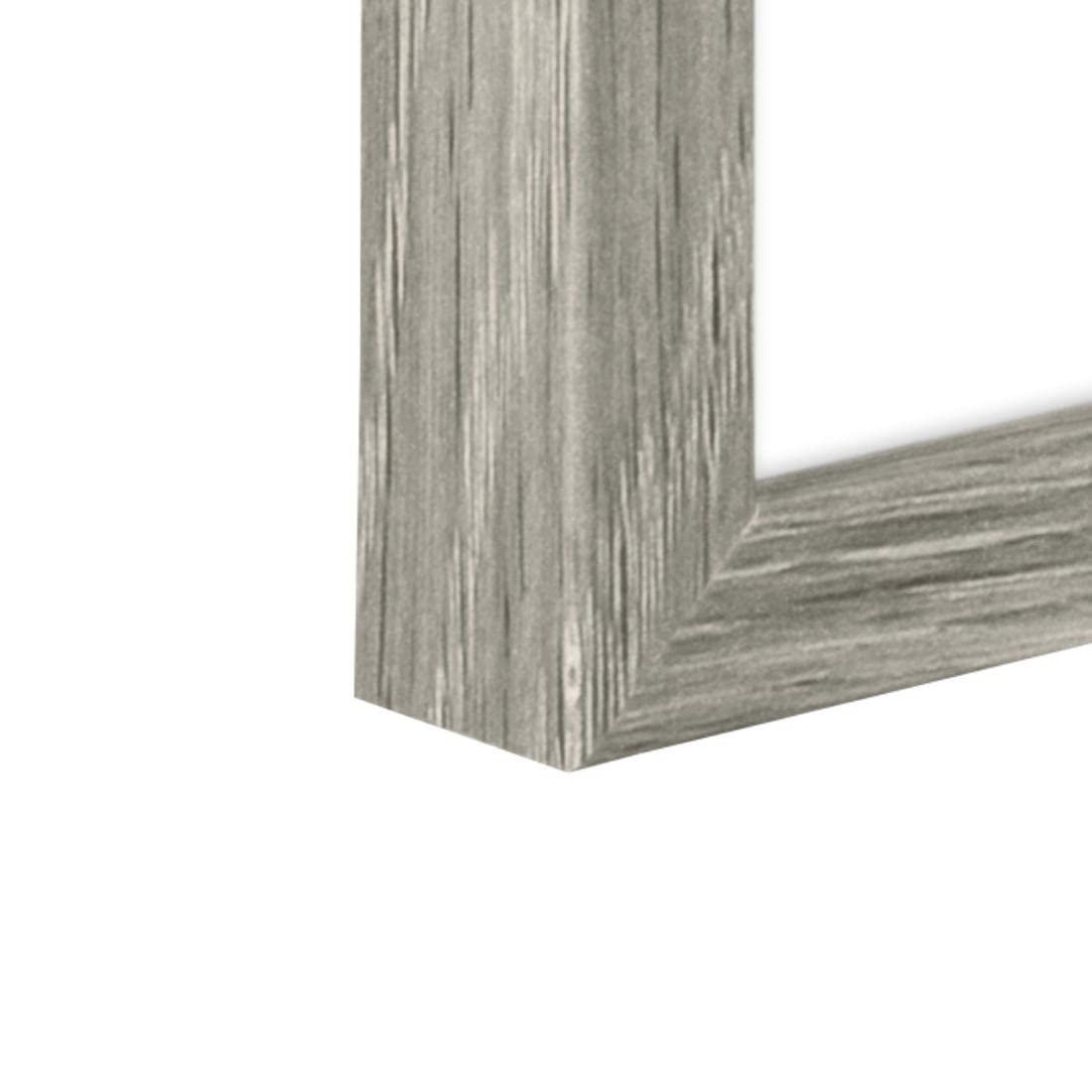 Hama Cornice Portafoto In Legno Waves, Effetto Quercia, Formato DIN A4 (21 X 29,7 Cm), Con Vetro E Cavalletto