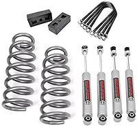 Rough Country 3" Suspension Lift Kit for 2002-2005 Dodge Ram 1500 2WD | 33" Tires, N3 Shocks, Level Stance - 36630