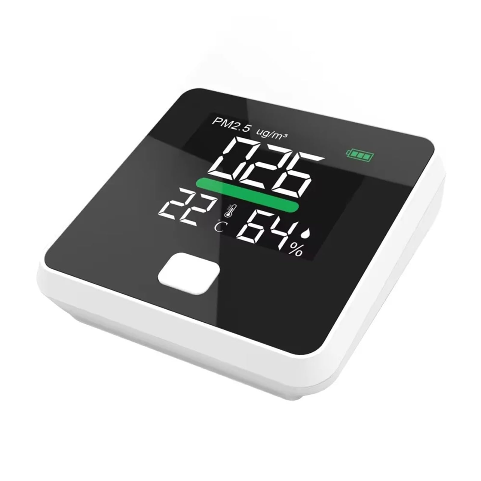 Air Quality Monitor, PM2.5 Air Quality Monitor Digital Gas Detector Temperature Humidity Sensor