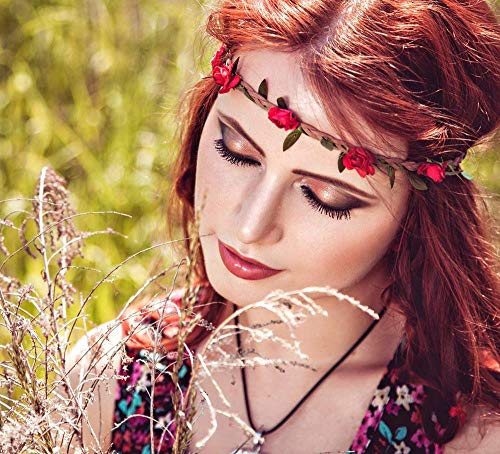 Candygirl-12-Pieces-Couronne-Fleur-Mode-Guirlande-de-Fleur-Bandeau-Boheme-Floral-Couronne-Fille-Femme-Mariage-Fete