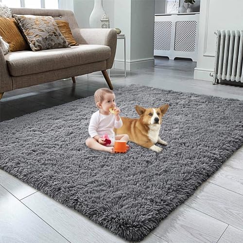 Sour Lemon Teppich 200x300cm – 3D Halbkreis-Muster, Waschbar & Rutschfest