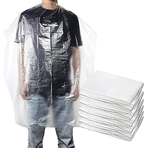 100PCS Disposable Waterproof Hairdressing Capes Cover