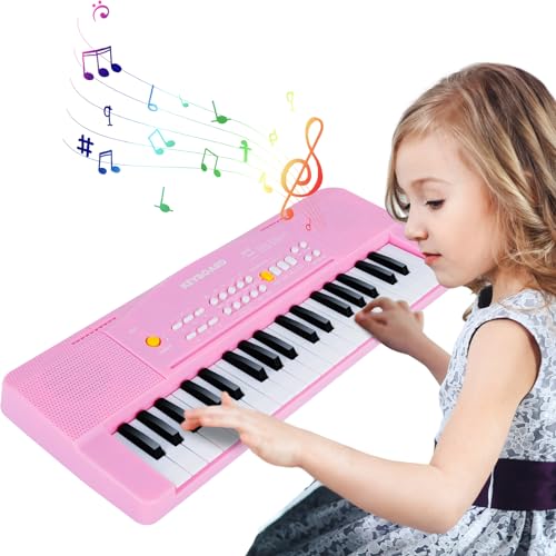 37 Tasten Klavier mit Mikrofon, Multifunktions Keyboard Kinder,...
