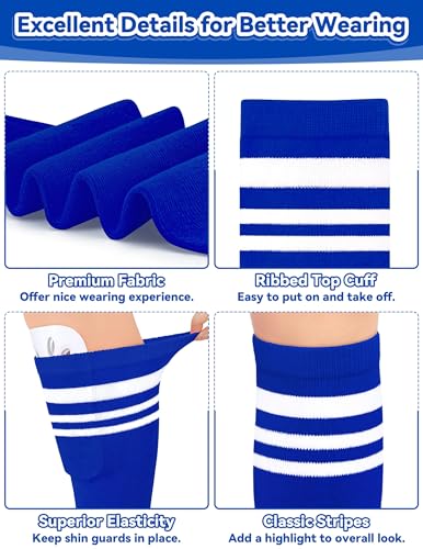 Image of Olreco Kids Soccer Socks Toddler Baseball Socks 3D Heel Youth Softball Sock for Girls Boys Football Accessories Cotton