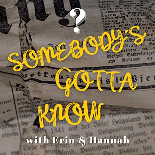 Somebody's Gotta Know copertina