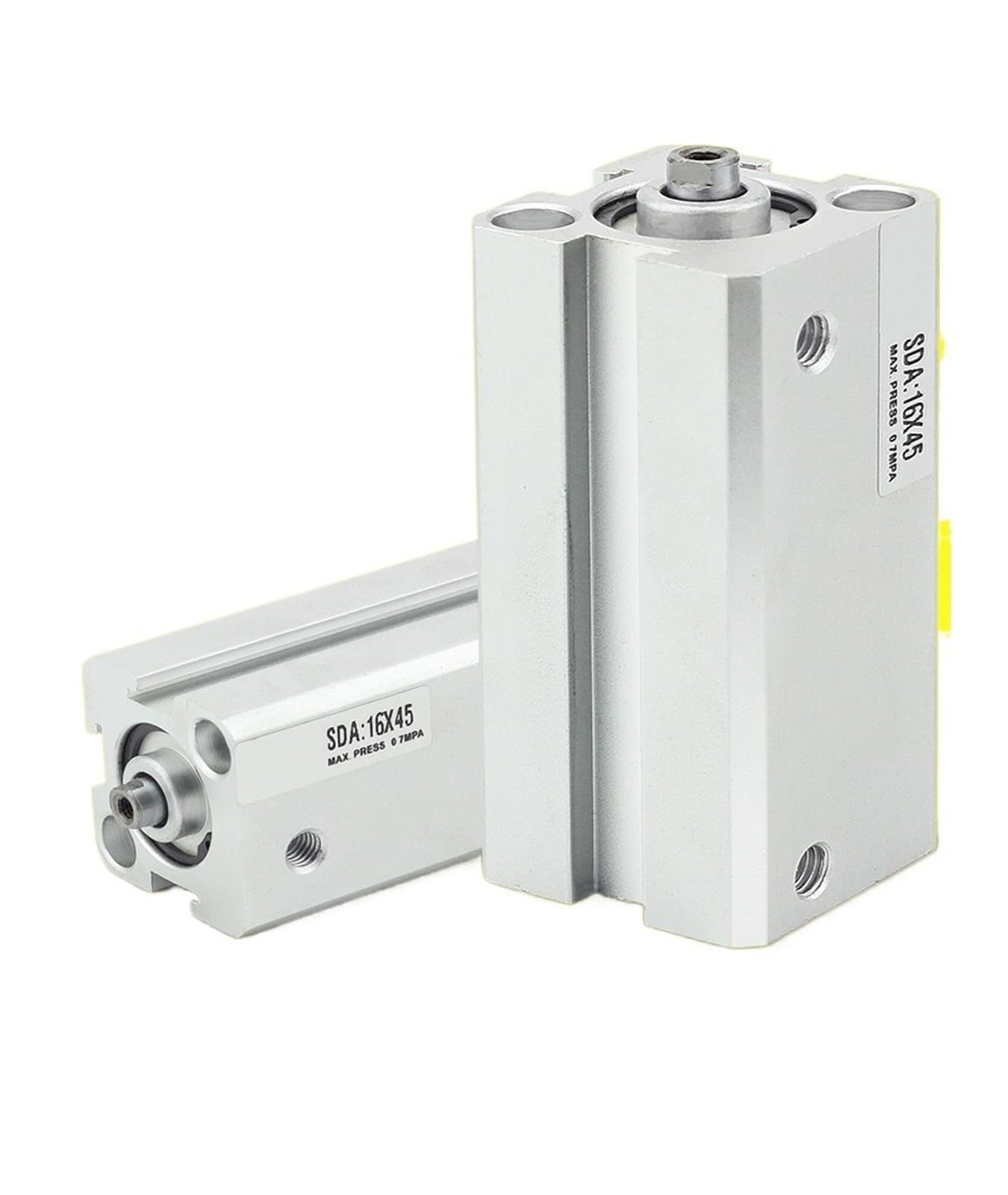 Vérin pneumatique compact SDA12 course 5mm à 50mm fin