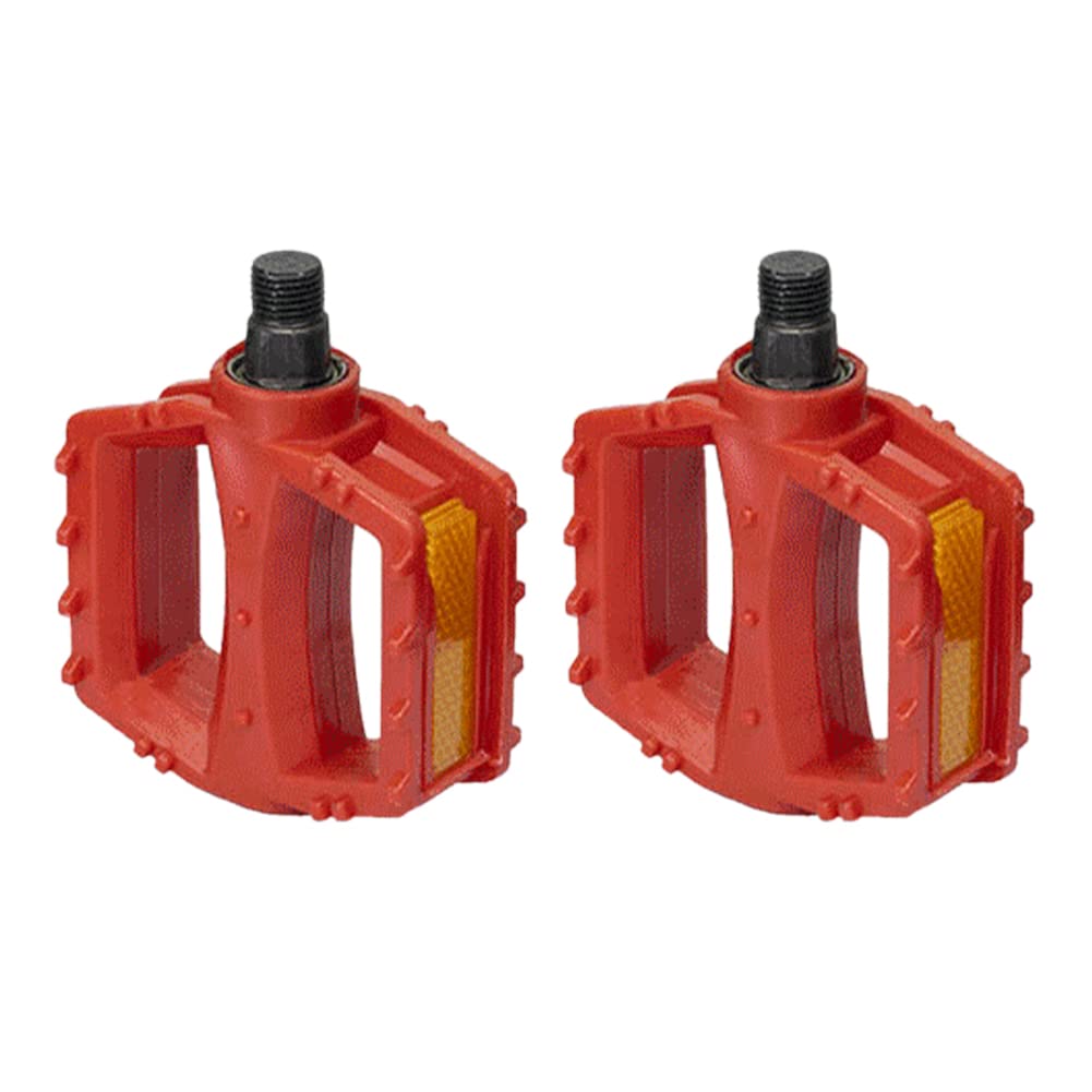Runxingfu Children Pedal Kids Cycle Pedal Ultralight Plastic Bicycle Pedals Non-Slip Bike Pedals for Kids Outdoor Cycling Road Biking Accessories