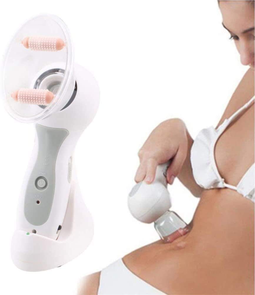 ZKK Masajeador Anticelulítico, Aspiradora, Salud Corporal Y Masaje De Belleza - USB - Blanco