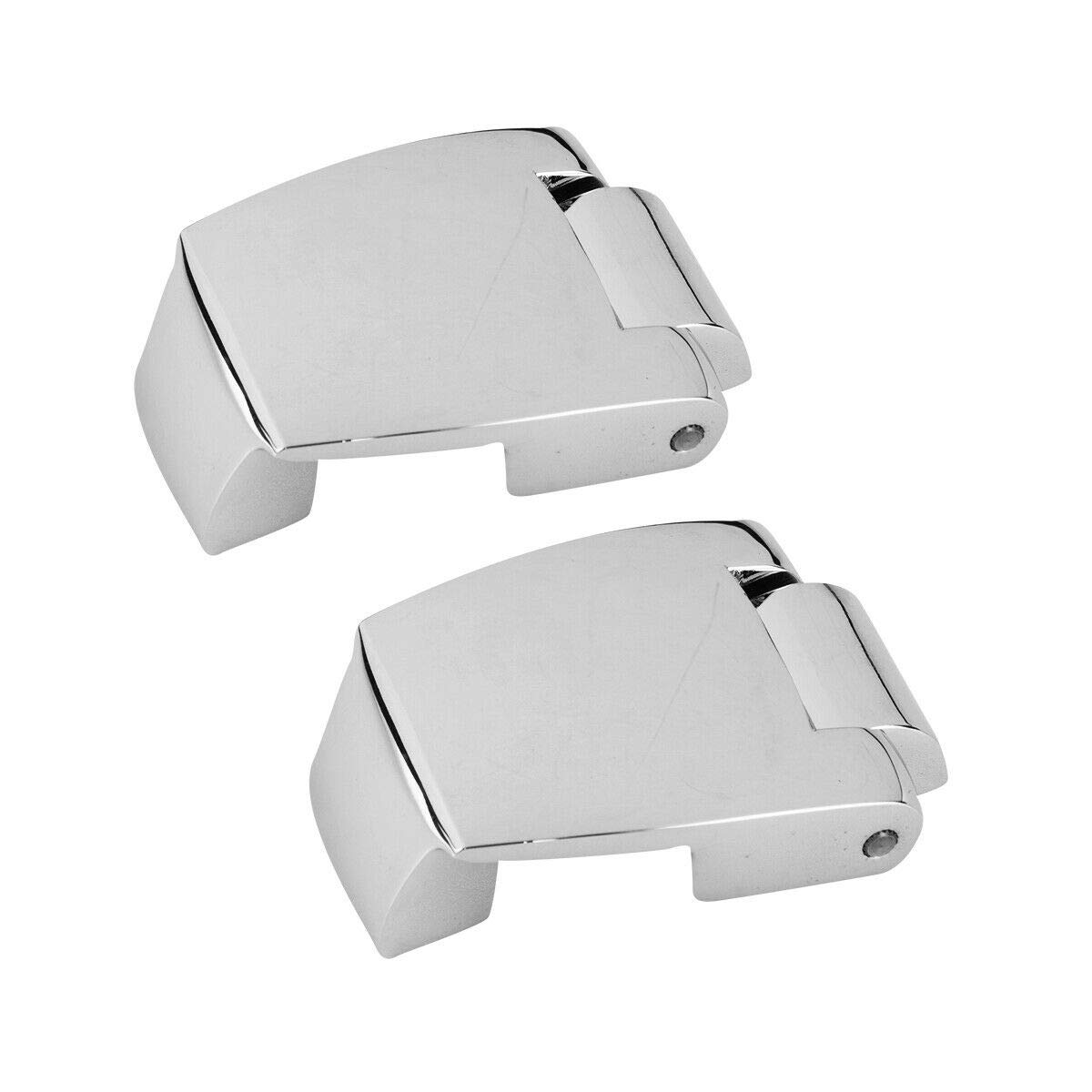 Green-L Chrome Razor Chopped King Tour Pack Trunk Lock Hinges Kit Fit for Harley Touring Models 1988-2013