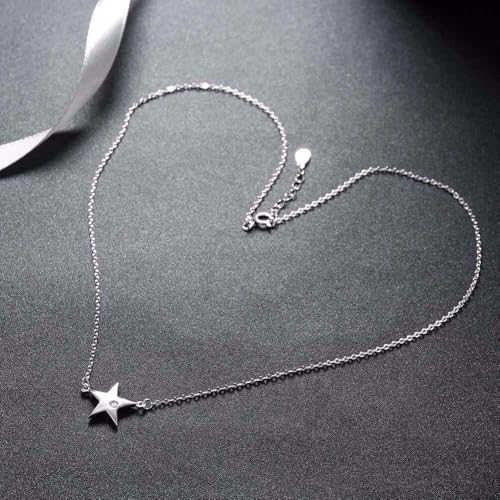 Collier étoile pour femmes pendentif de mariage chic - 5