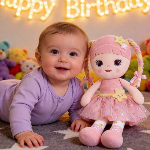 Muñeca suave de 16 pulgadas para bebé niña miniatura 6