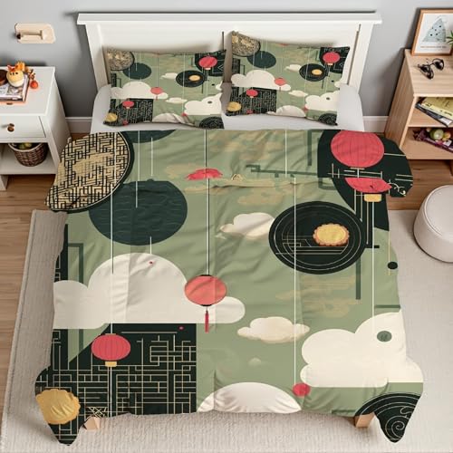 Housse de Couette 240 x 260 Anti-Plis avec Fermeture Éclair - 3