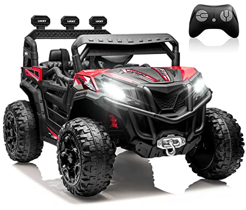 ANPABO 24V Ride On Toys for Kids w/Remote Control, 4WD/2WD...