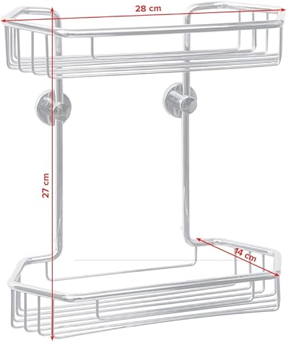 Miniatura 3 de Tesa TE40227-00000-00 - Cesta de ducha Doble, estándar