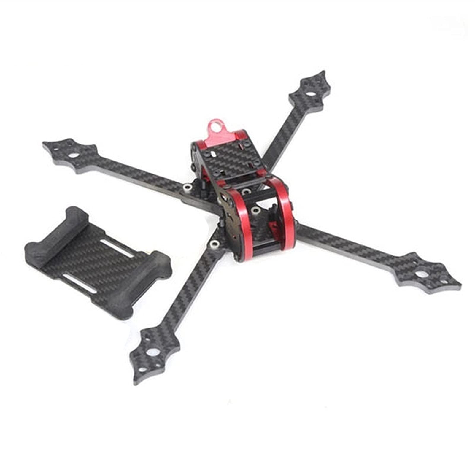 Akcesoria X218 218MM rozstaw osi zestaw ze szkieletem 4MM dzielony stojak z włókna węglowego dla majsterkowiczów FPV Racing Drone Quadcopter akcesoria do stojaków części