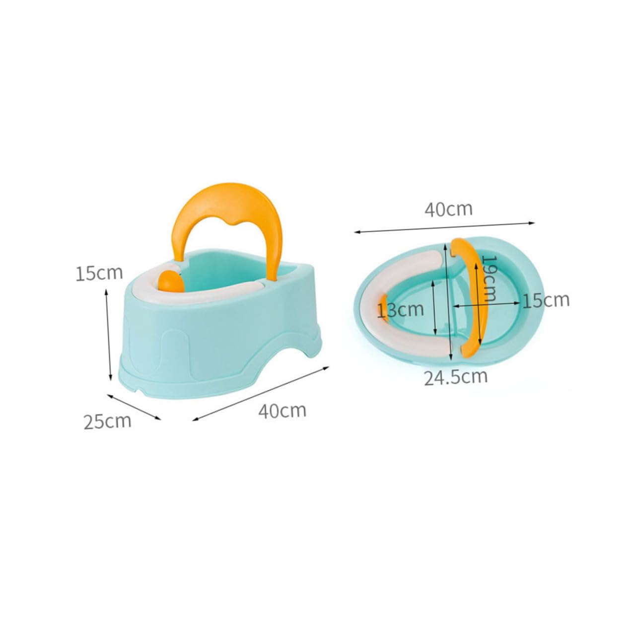 Toilettes Portables pour Bébé 1 Pièce, Bleu, Pp Pvc