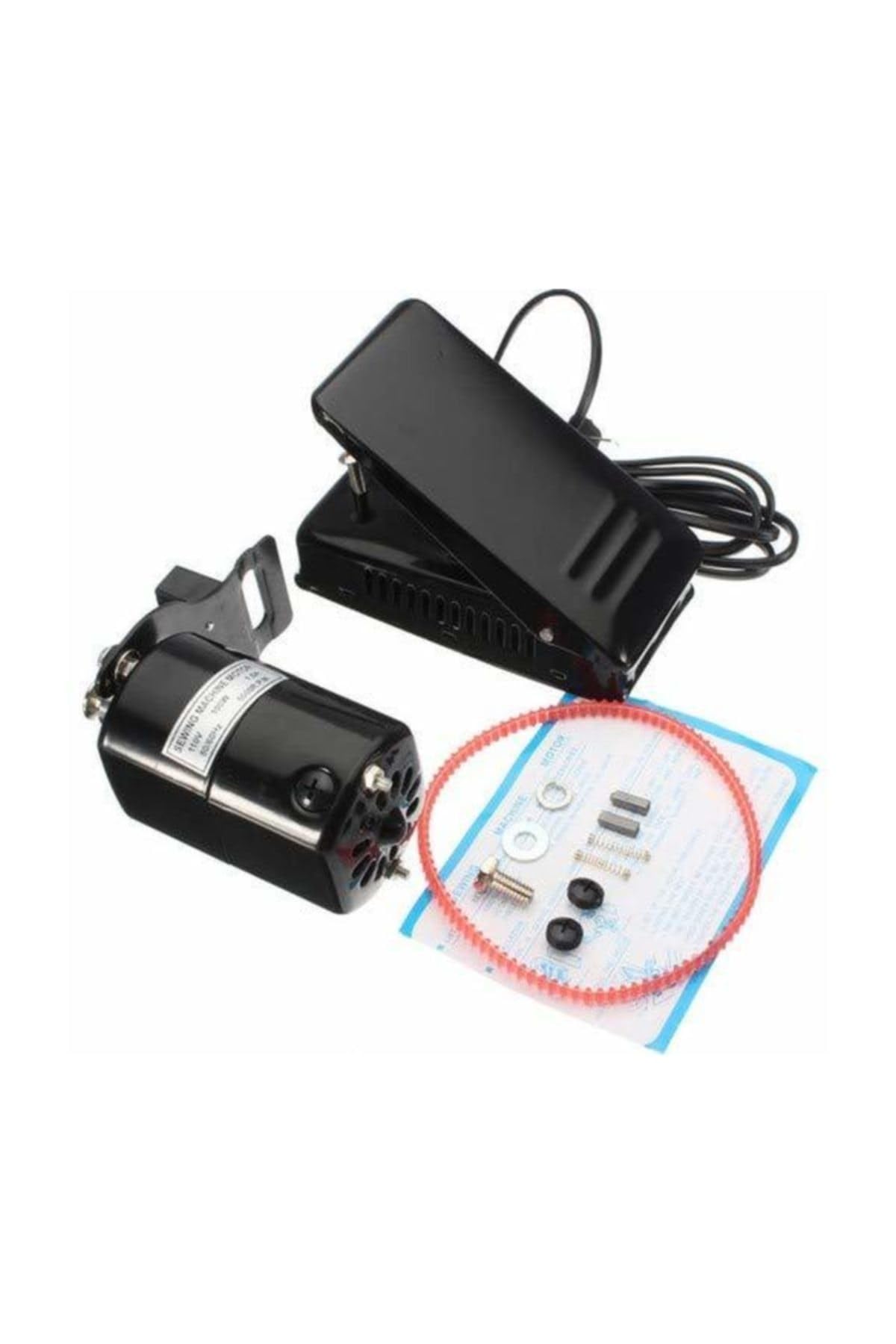 150W Ev Tipi Aile Dikiş Makine Motoru Ve Pedalı