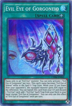 Yu-Gi-Oh! Evil Eye Confrontation Card - INCH-EN035 Super Rare 1st Edition - Infinity Chasers Booster Set