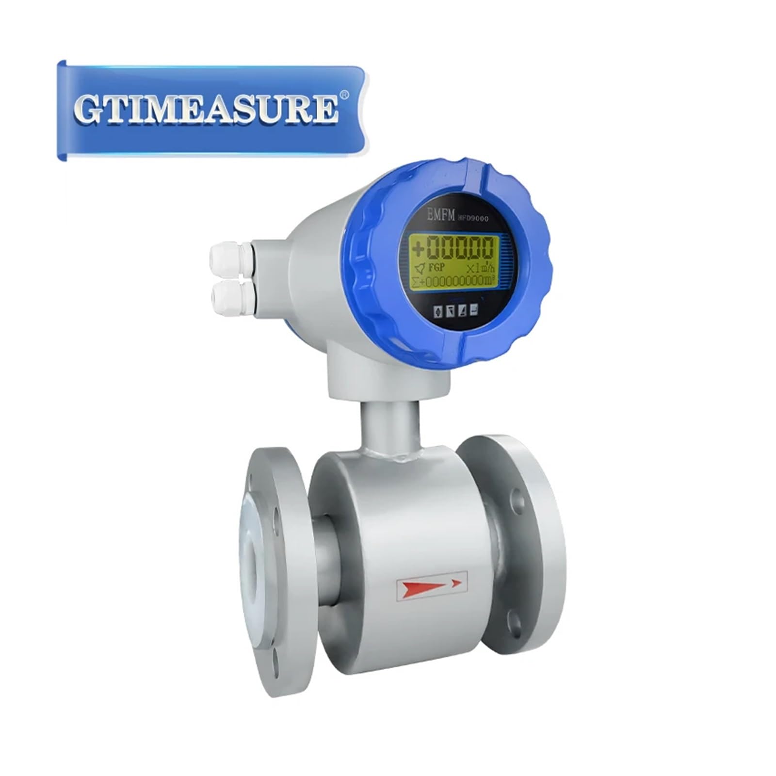Medidor de flujo Medidor De Flujo Electromagnético De Alta Precisión 0.5% For Jugo, Leche, Cerveza, Aguas Residuales, Medidor De Flujo Integrado Electrónico 4-20mA Alta estabilidad y operación conveni