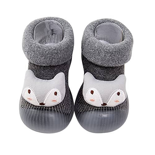 Baby Girl Shoes,Infant Toddle Footwear Winter Shoes Bottom Indoor Non Slip Warm Floor Cartoon Socks Shoes Work Shoes