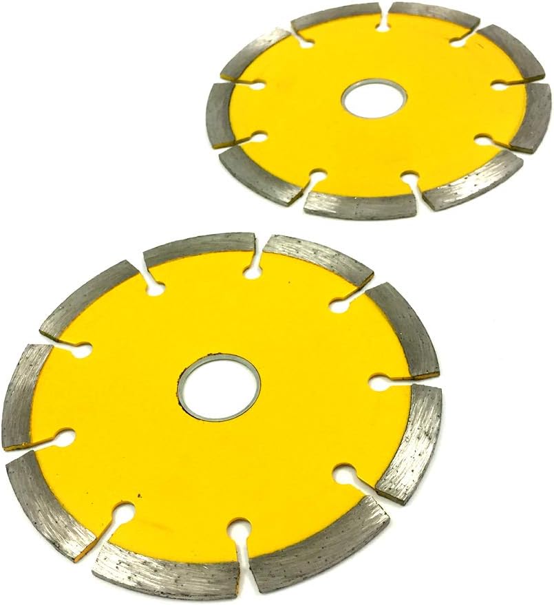 PANOVOS (2PC)4.5" Diamond Angle Grinder Grinding Stone Brick Concrete Ceramic Tiles Dry Cutting Disc Wheel Saw