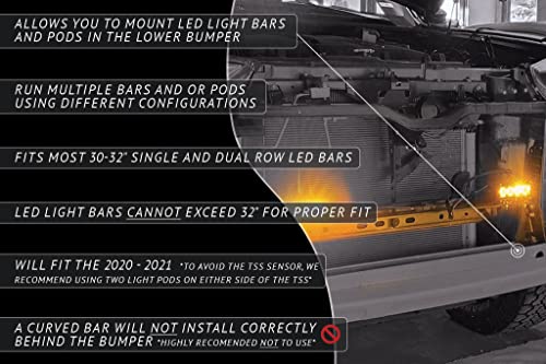 Rago Fabrication Universal LED Hidden Bumper Bracket for 2014-2024 5th Gen Toyota 4Runner | Combine with Rago Mounting Plate | Fit Most 30-32" Single and Dual Row LED Bars | Made in The USA by Rago Fabrication - Image 4