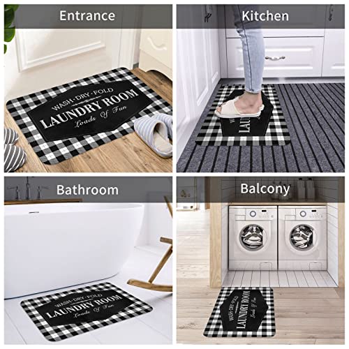 Tapis de porte cool absorbant et robuste pour buanderie - 6