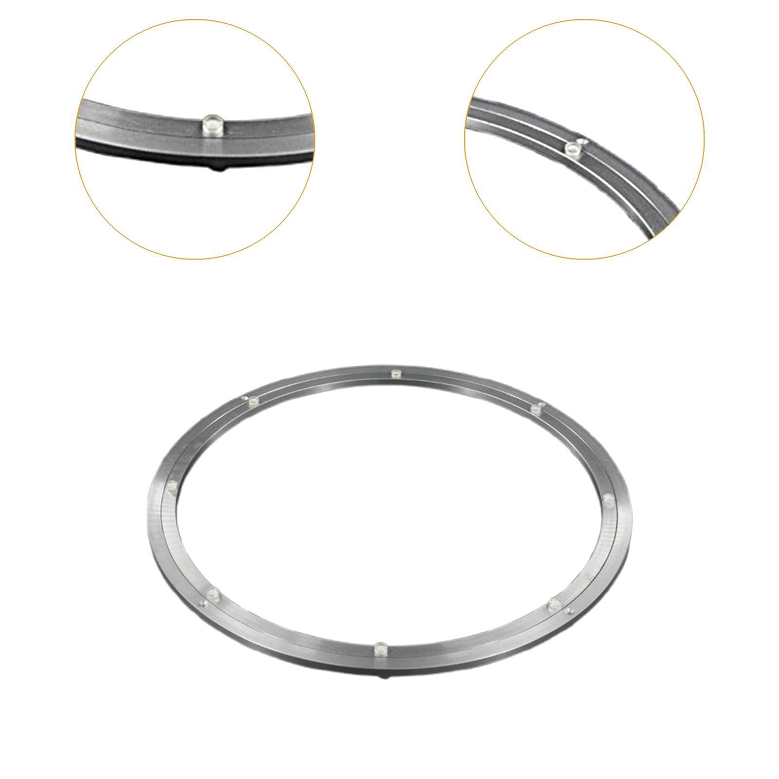 Plato Giratorio con Rodamiento, Base Giratoria, Soporte Giratorio, Aleación de Aluminio, Rotación Silenciosa, Fácil Mantenimiento, Adecuado para, 24inch
