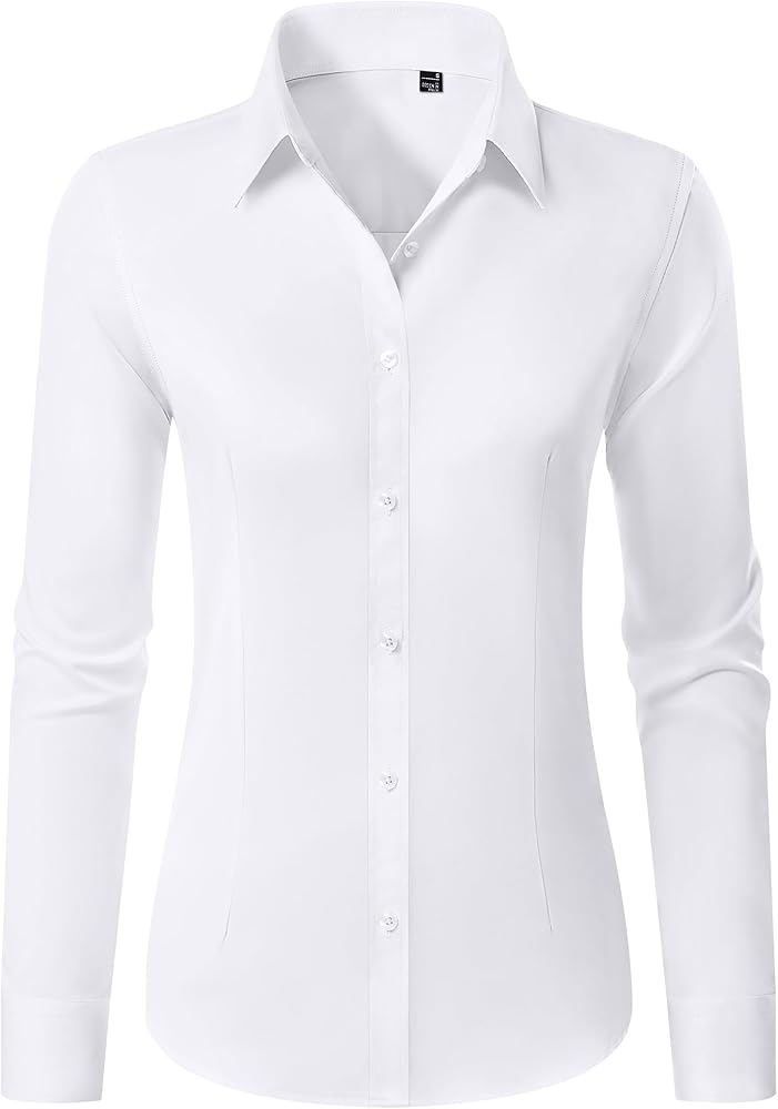 fitted white dress shirts Fitted White shirt main image 0