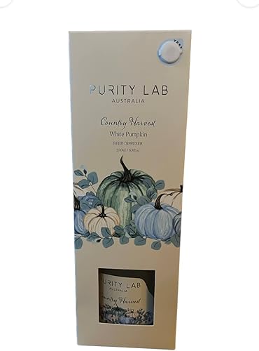 Country Harvest - Difusor de varillas perfumado con calabaza blanca, 6.8 onzas líquidas