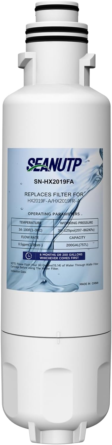 HX2019F-A/HX2019FR-A Filter Replacement, Compatible With Hisense HRM260N6TSE, HRFD560SW, HRCD585BW, HRFD634BW, HRCD650BW, HRCD586TBWB (1 Pack)