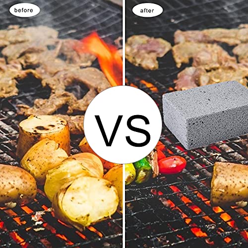 YWNYT 4Pcs Grill Cleaning Brick Block, Toxic Odorless Grill Stone, Ecological Griddle Cleaner Block - Image 4