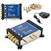 Produktbild [ Test 2X SEHR GUT *] Anadol Gold Line Multischalter 5/4 für Satellit Multiswitch für 1 Satelliten und 4 Ausgänge/Sat Receiver - Sat-Verteiler mit Netzteil - 9 vergoldete F-Stecker gratis