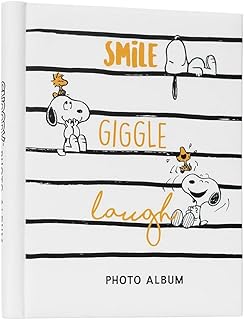 Grupo Erik Official Snoopy Self-Adhesive Photo Album - 9x12 Inch / 24x32 cm / 15 Double Sided Pages - Hardcover - Photo Book - Personalised Gifts - Snoopy Gifts