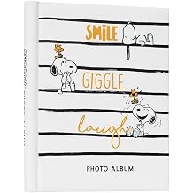 Grupo Erik Official Snoopy Self-Adhesive Photo Album - 9x12 Inch / 24x32 cm / 15 Double Sided Pages - Hardcover - Photo Book - Personalised Gifts - Snoopy Gifts