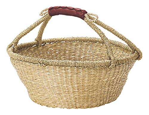 ちどり産業 バスケット ナチュラル 直径約37×H15cm