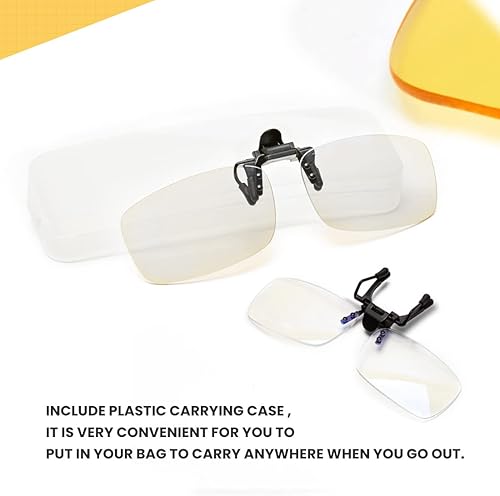 Miniatura 5 de Lentes de lectura con clip y lupas para lentes, bloqueo de luz azul, lectores abatibles para mujeres y hombres