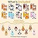 NewFamily DIY Animal Door Hanger Craft Kit, 10 Adorable Door Hangers, Peel & Stick Craft Decor for Doors, Rooms & Parties