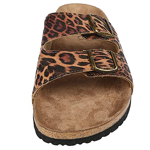 Image of Northside Womens Mariani Leather Strap Cork Sandal